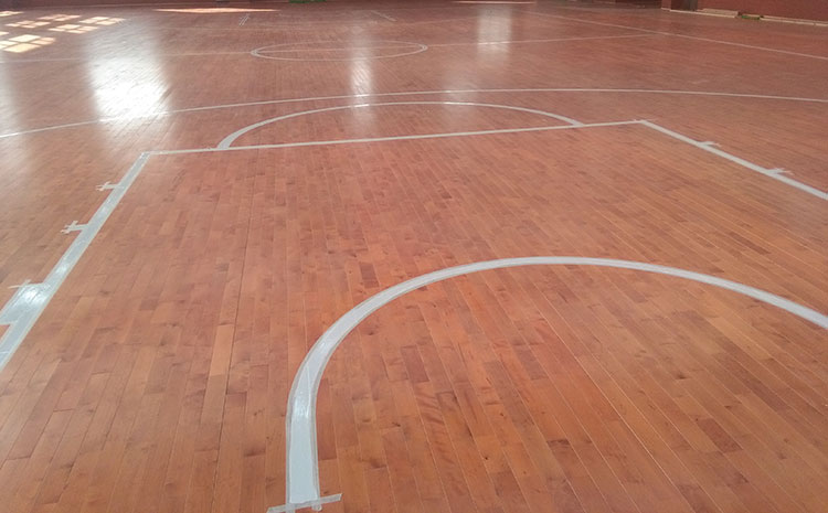 山東專業(yè)實木運動地板圖片