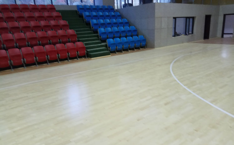 硬木企口運動體育地板雙層龍骨結(jié)構(gòu)