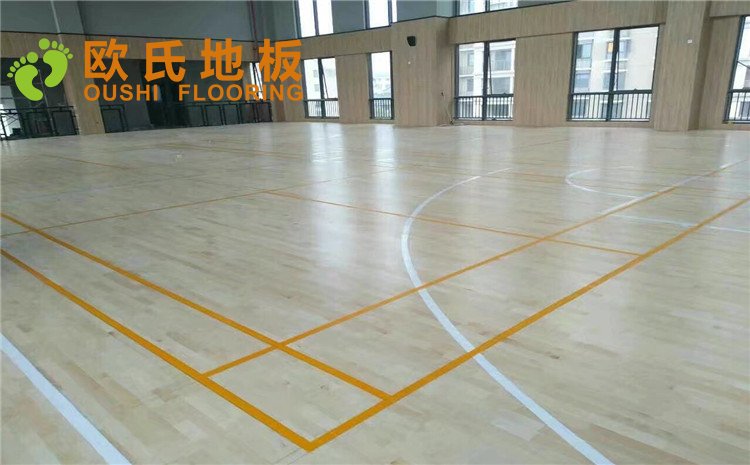 蘇州仁恒公園世紀(jì)會(huì)所羽毛球木地板圖片