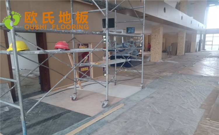 陜西榆林張冢峁煤礦體育館木地板項(xiàng)目