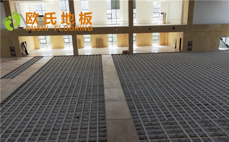 陜西榆林神木張冢峁煤礦公司體育館木地板項(xiàng)目——?dú)W氏實(shí)木運(yùn)動(dòng)地板
